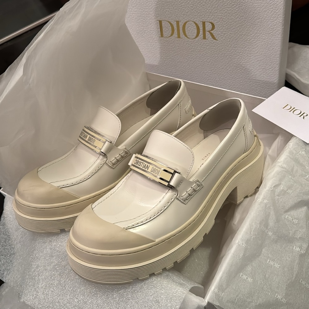 DIOR Christian Dior loafers sz 39 white $1.250 - Picture 3 of 9